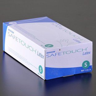 Рукавички разові латекс Safe-Touch 100шт S 47620 фото