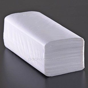 Рушники V 23х21см 200шт целюлоза 2сл D 48995 фото