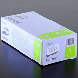 Рукавички разові латекс SANTEX  100шт  S